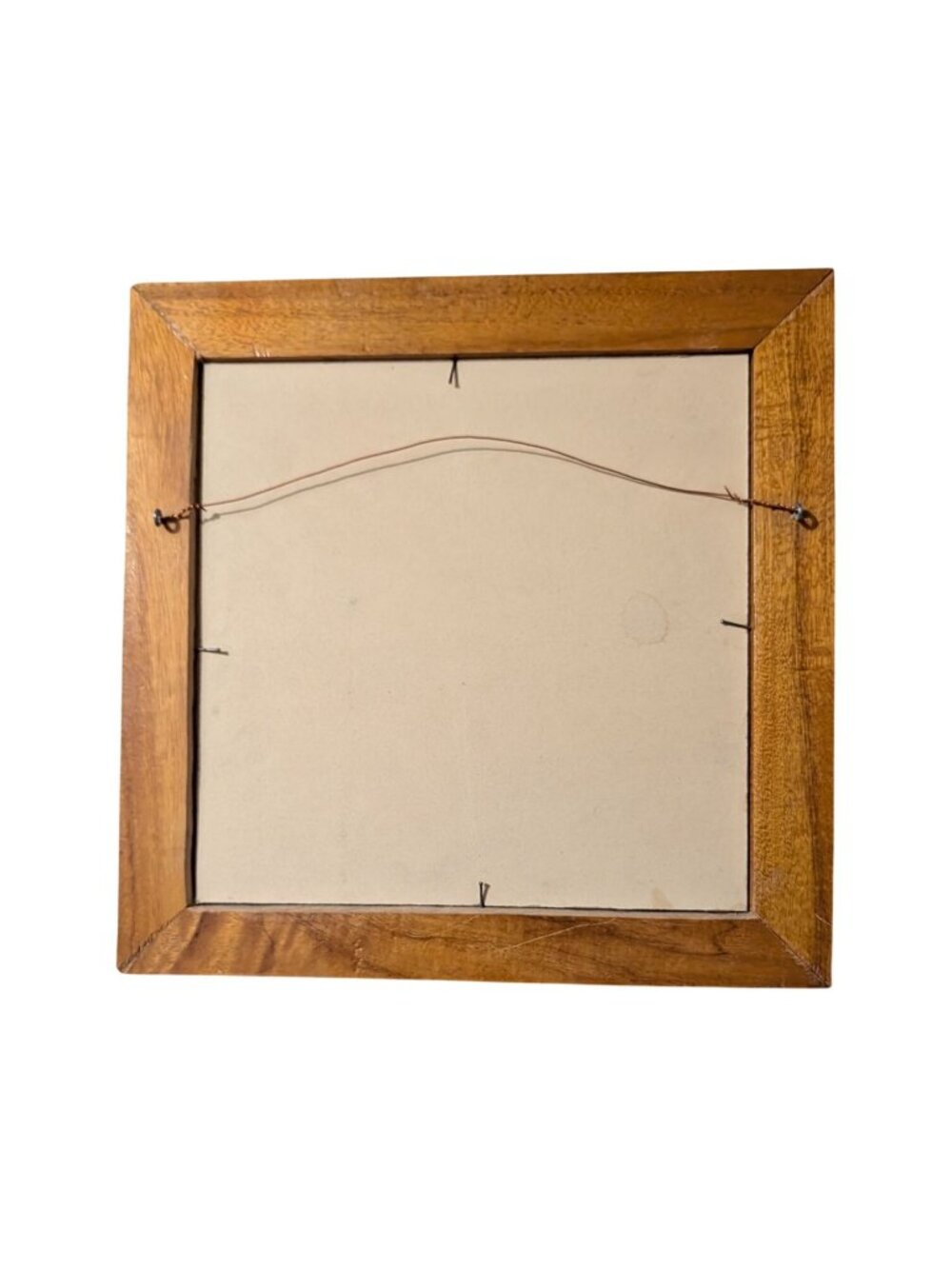 Vintage Paint by Number Cardinal red Birds Yellow Flowers wooded 10 in Folk art - Picture 2 of 11